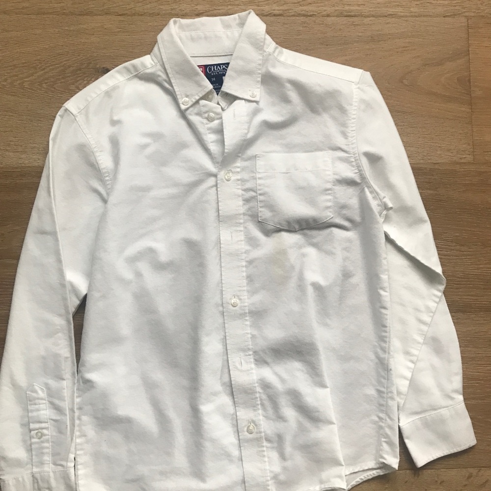 Chaps white dress shirt